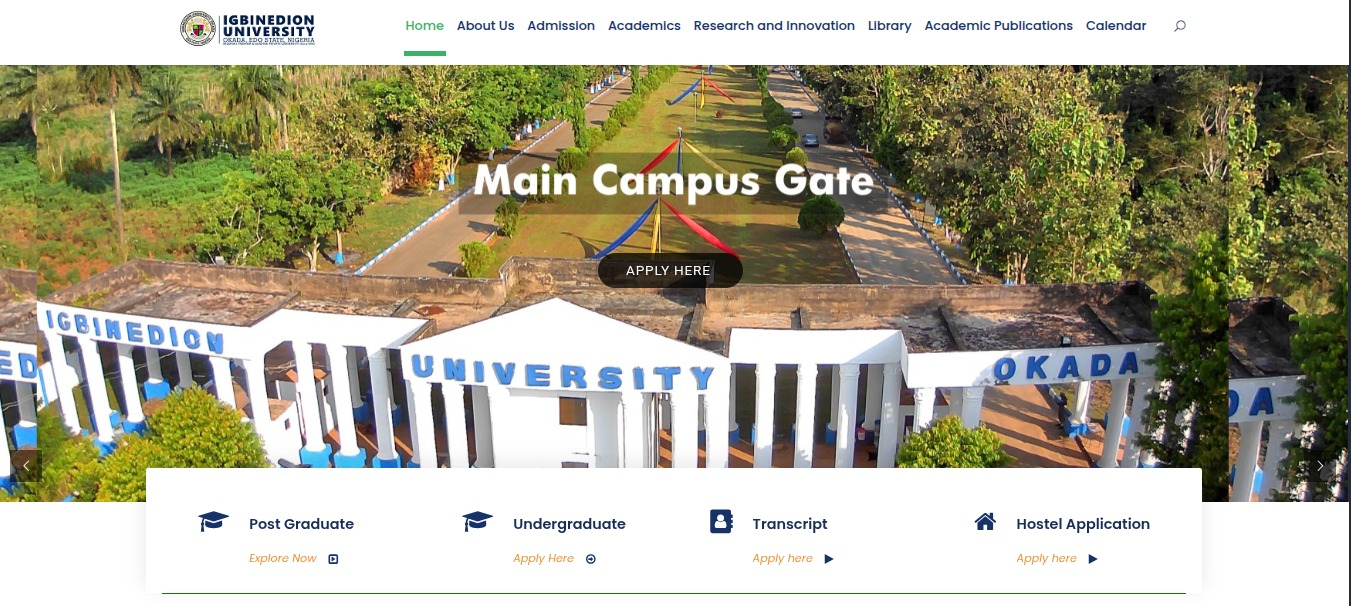 University Website